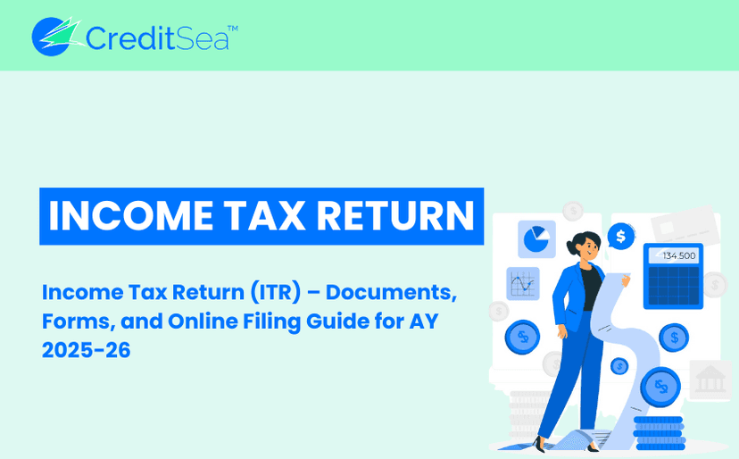 A person filing income tax returns online on a laptop.