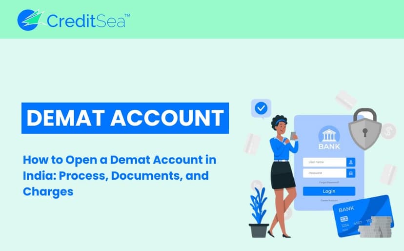 An investor setting up a Demat account online.
