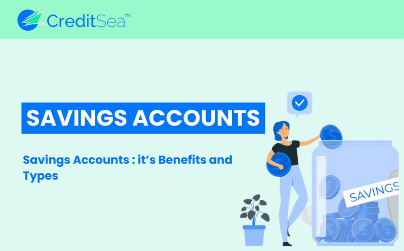 A person managing finances with a savings account.