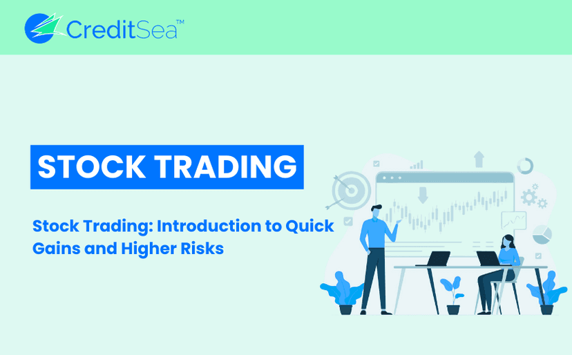 A stock trader analyzing market trends on a computer.